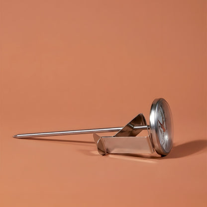Thermomètre à aiguille détail vue alternative artisanat fabrication Terre de Bougies
