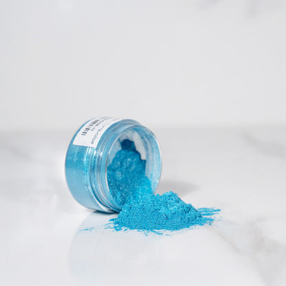 Mica Powder - Turquoise colorant for candle wax coloring wax melts handmade Terre de Bougies